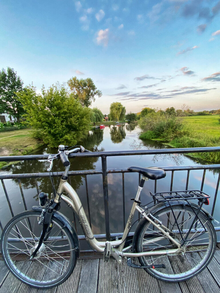 biking in german countryside