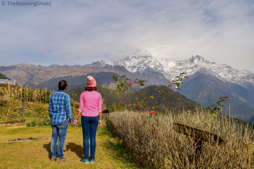 Ava and Sush in Ghandruk