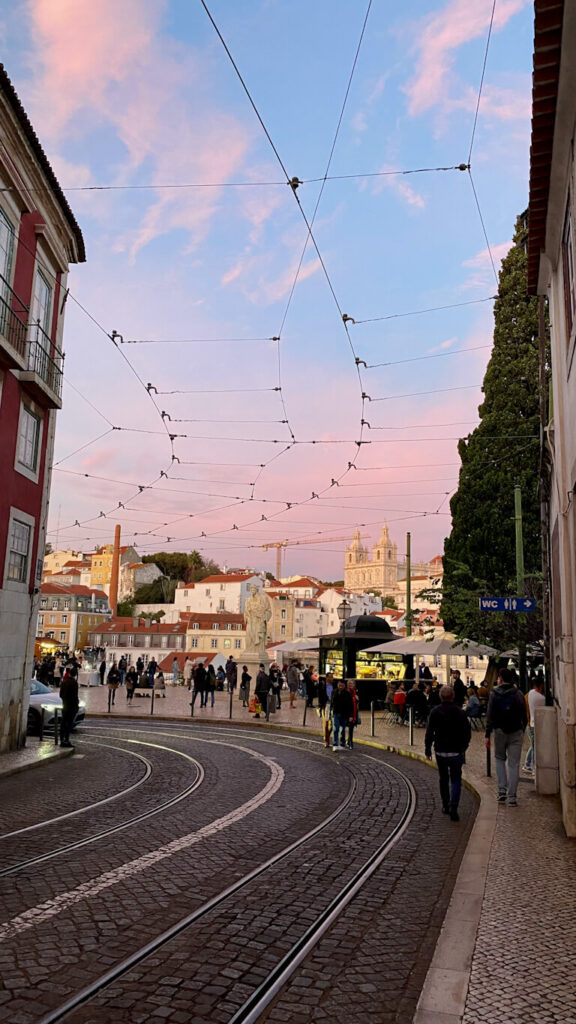 alfama sunset view lisbon travel guide