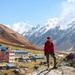 michelle in the mountainous landscape of nepal