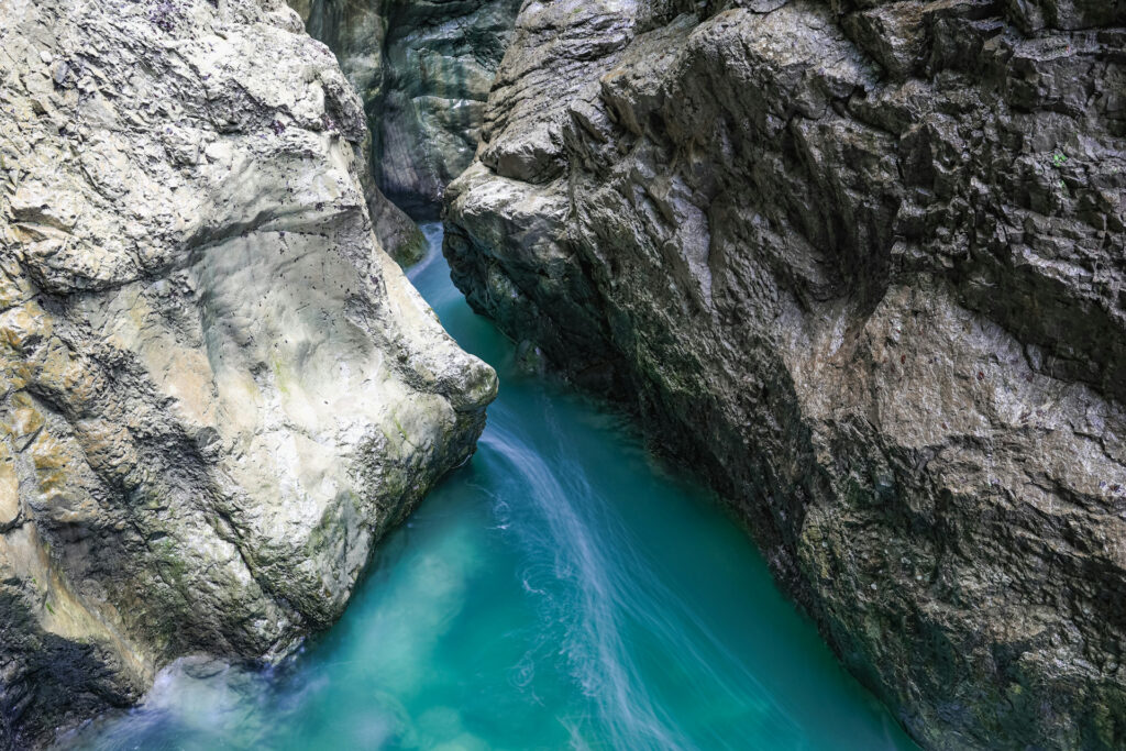 the breitachklamm gorge in oberstdorf