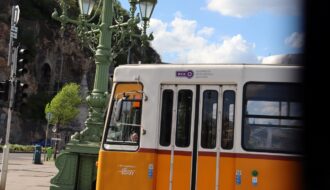 yellow_budapest_tram_solo_travel_destinations_europe